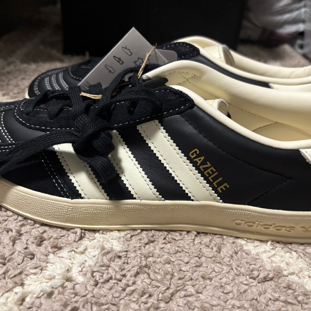 Adidas Gazelle Black and White Sneakers